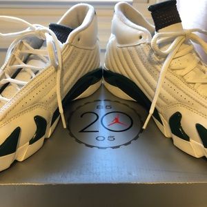 Air Jordan 14 Retro White/Dark Forest